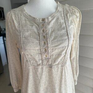 Marc by marc Jacobs top lite multicolored pull over, button up size s